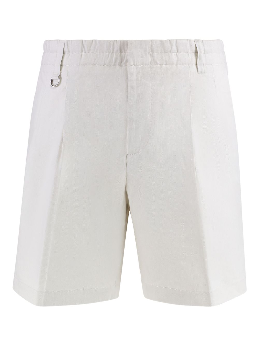 Paolo Pecora linen-blend bermuda shorts - White