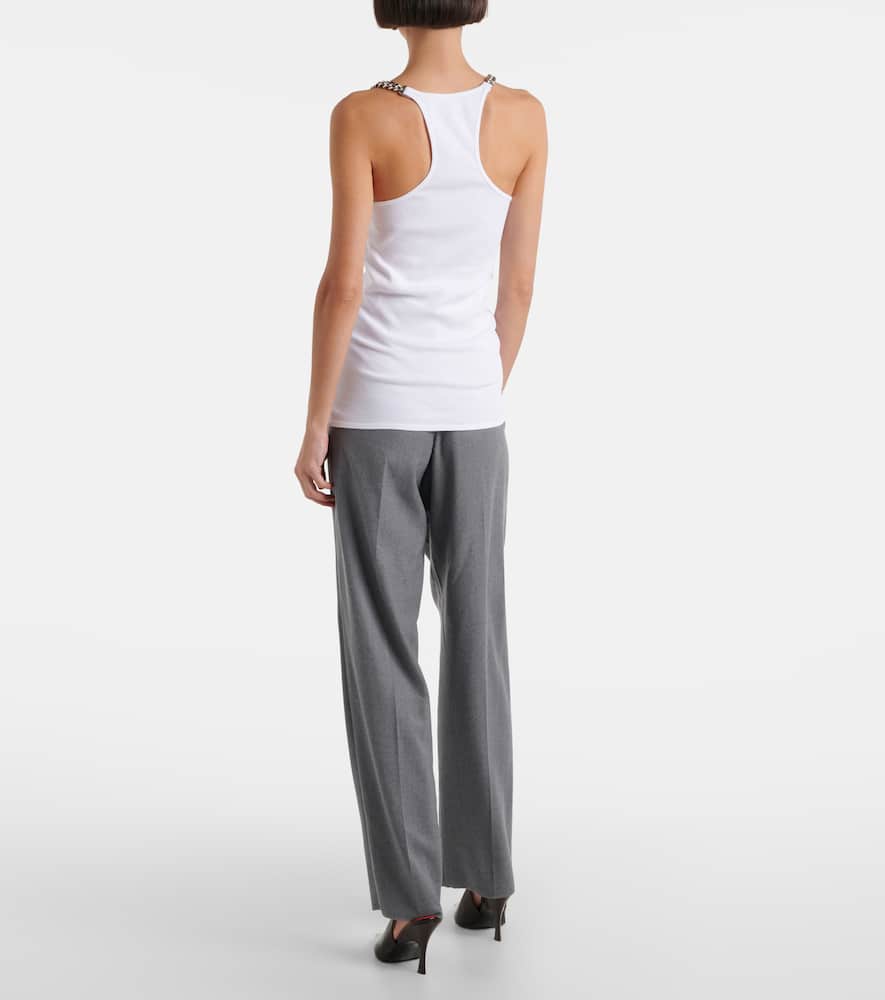 Cotton-blend tank top