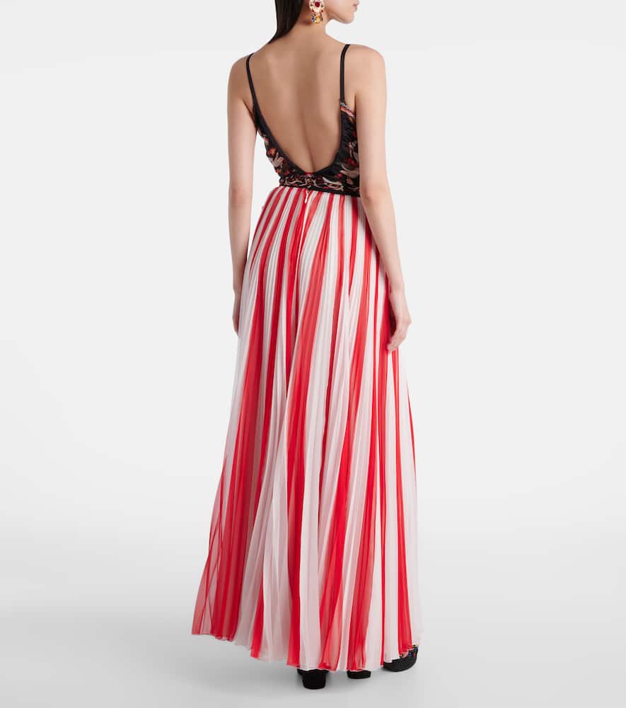 Printed maxi dress