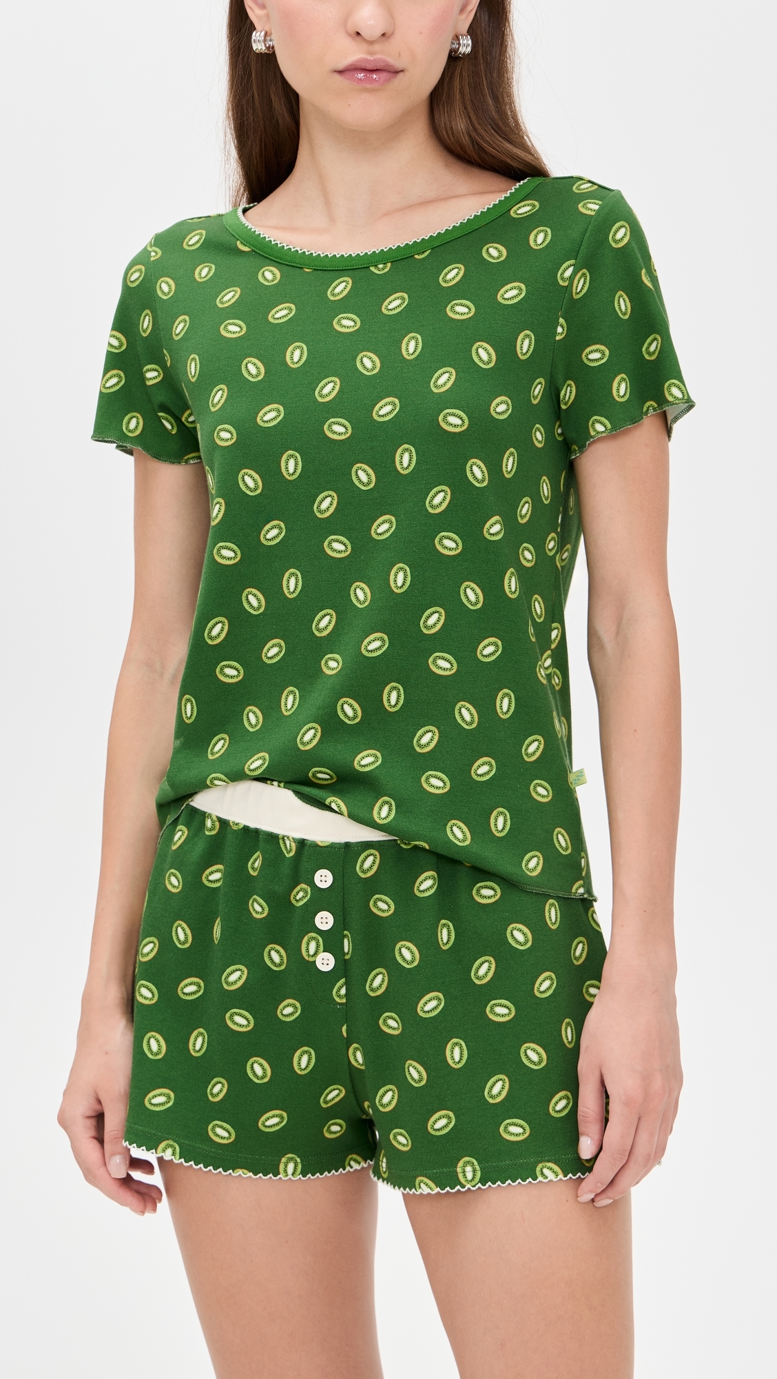 Suzie Pajama Set Kiwi