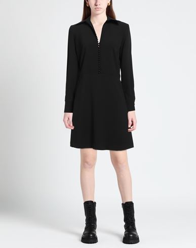 Woman Mini dress Black Size 8 Polyester, Elastane