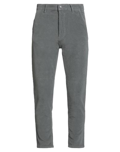 Man Pants Grey Size 33 Cotton, Elastane