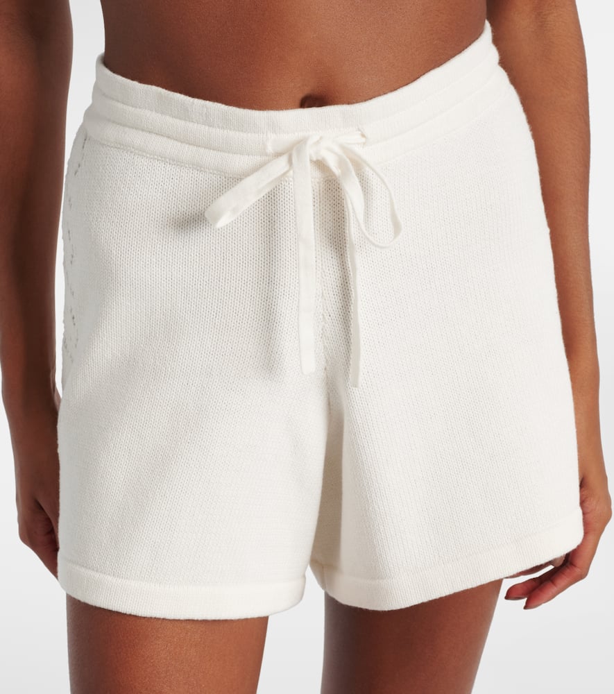 The Upside Lavalliere Rosie knitted cotton shorts
