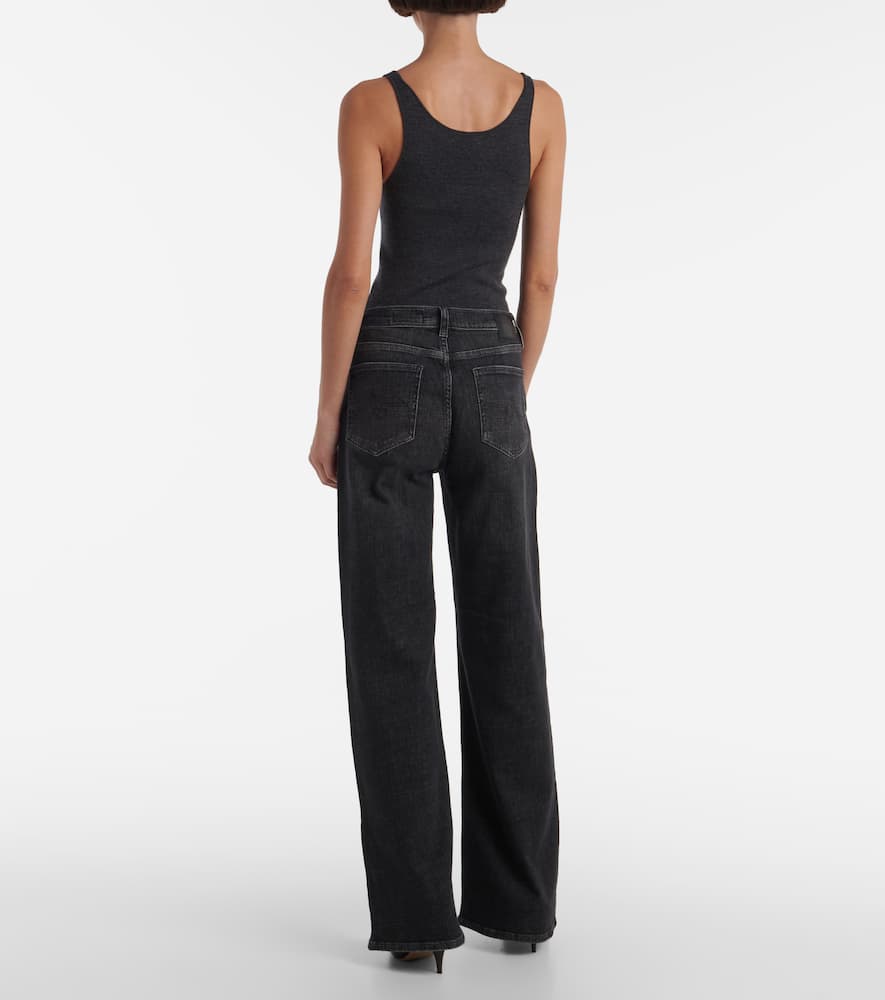 New Baggy high-rise flared jeans