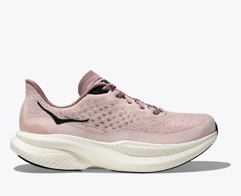 HOKA Women's Mach 6 Shoes in Cosmic Pearl/Quartzite