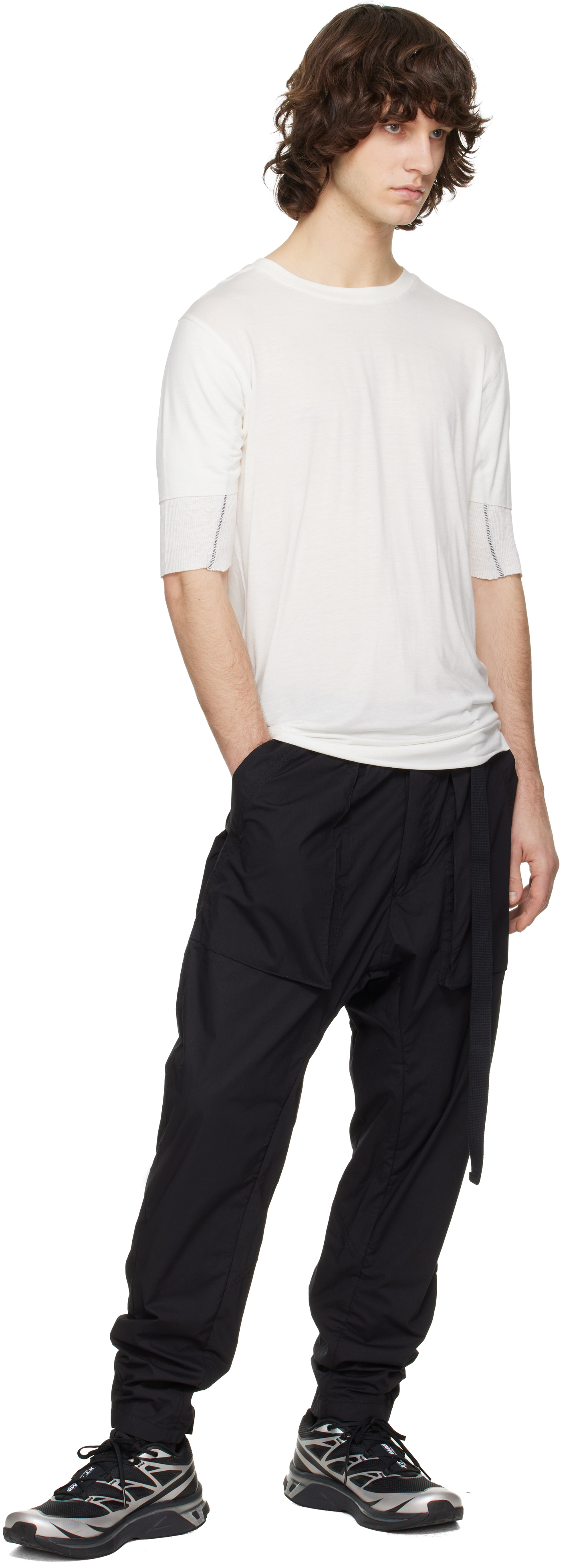 Black M P 32 Trousers