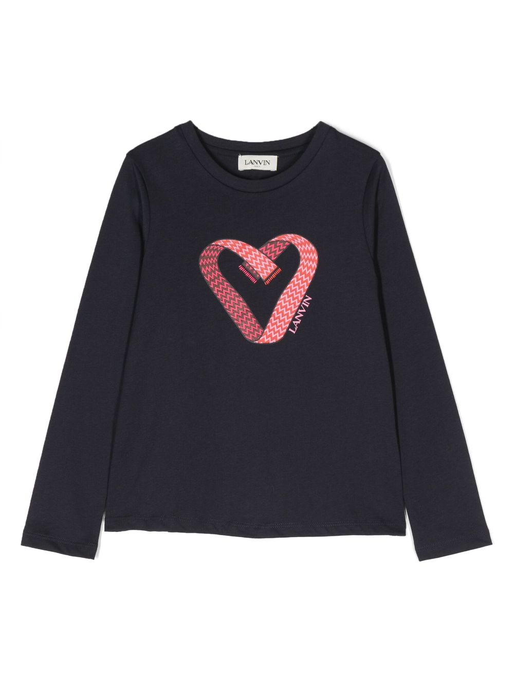 Logo-print organic cotton sweatshirt - Blue