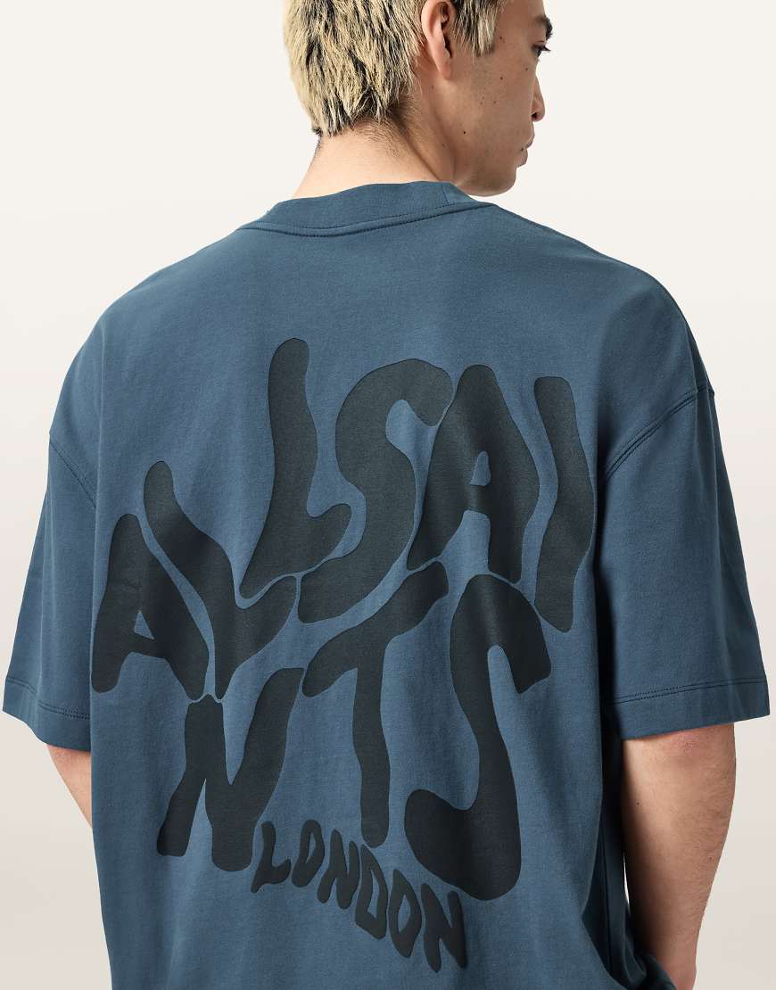 Orlando crew neck t-shirt in blue