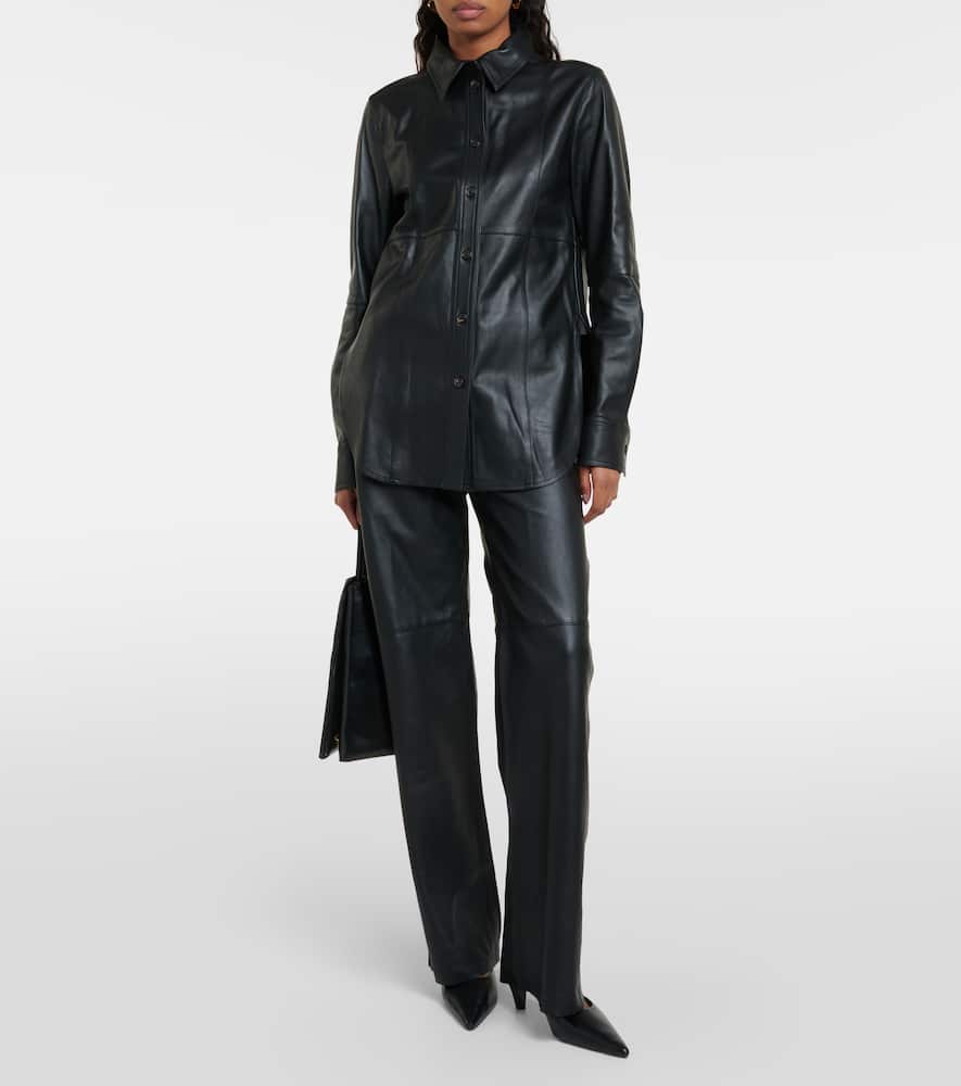 Toteme Leather overshirt