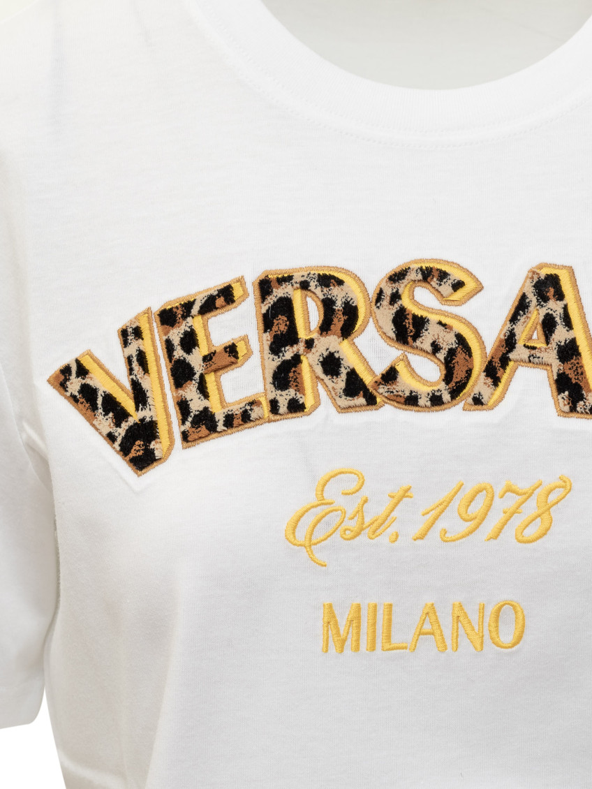 Logo-embroidered Crewneck T-shirt