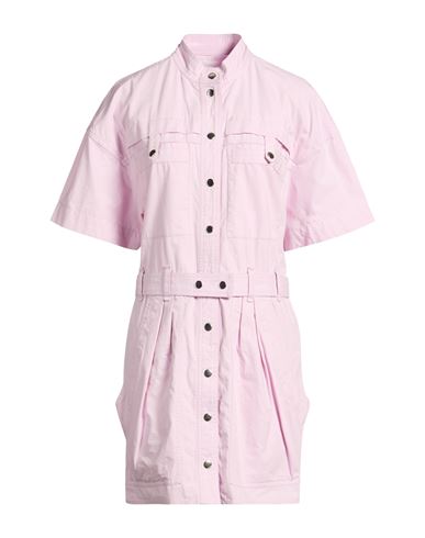 Woman Mini dress Lilac Size 10 Cotton