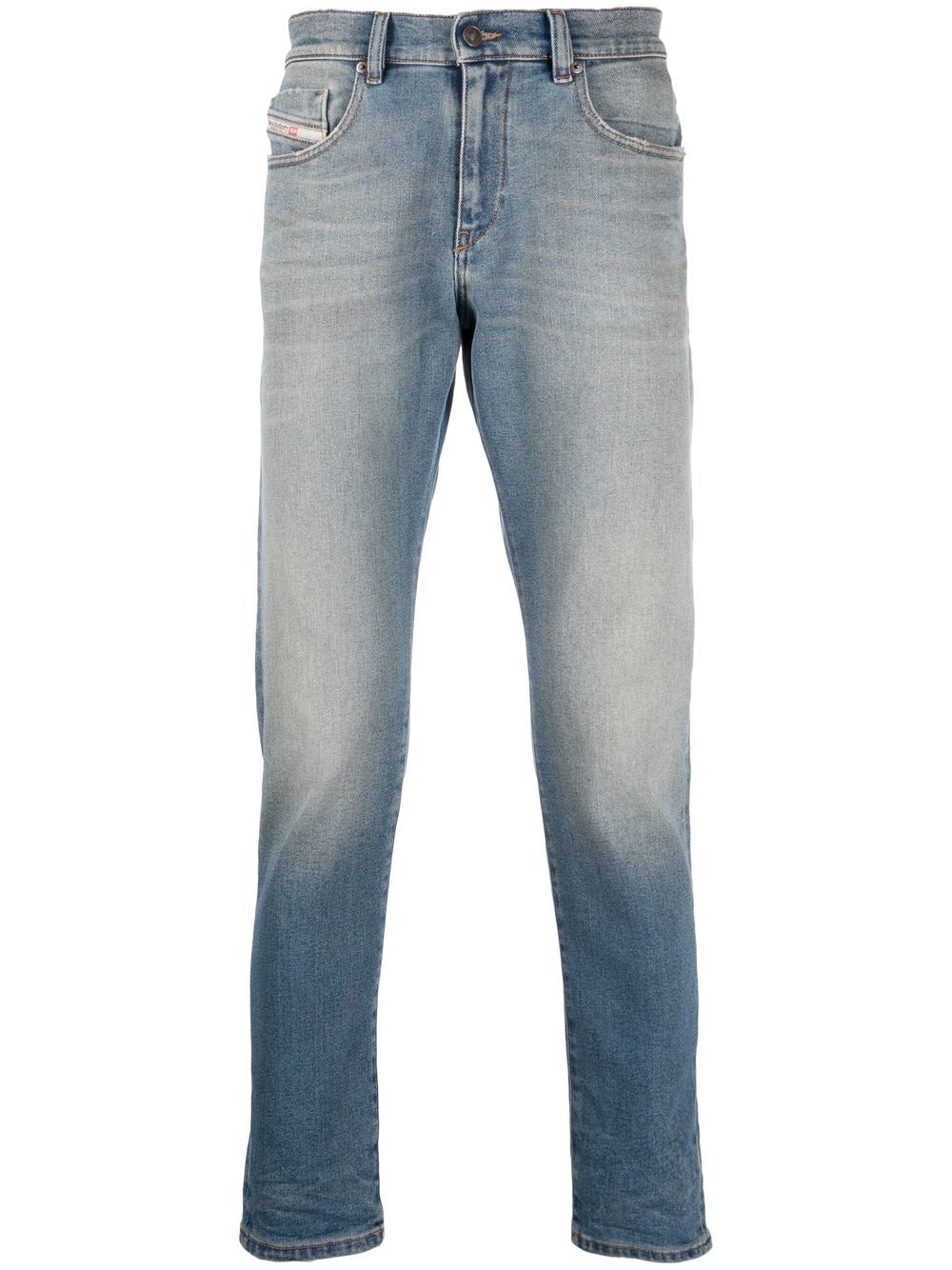 Low-rise slim-fit jeans - Blue