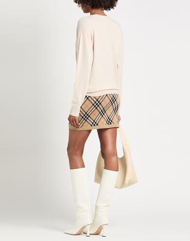 Woman Sweater Beige Size S Cashmere