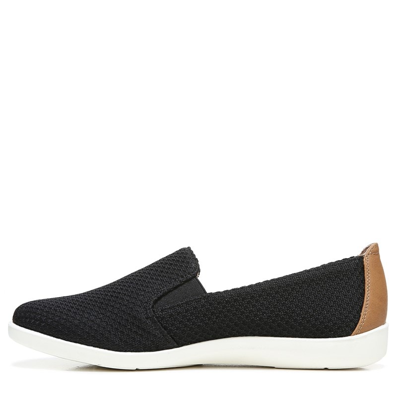 Women's Next Level Moccasin Shoes (Black Fabric)