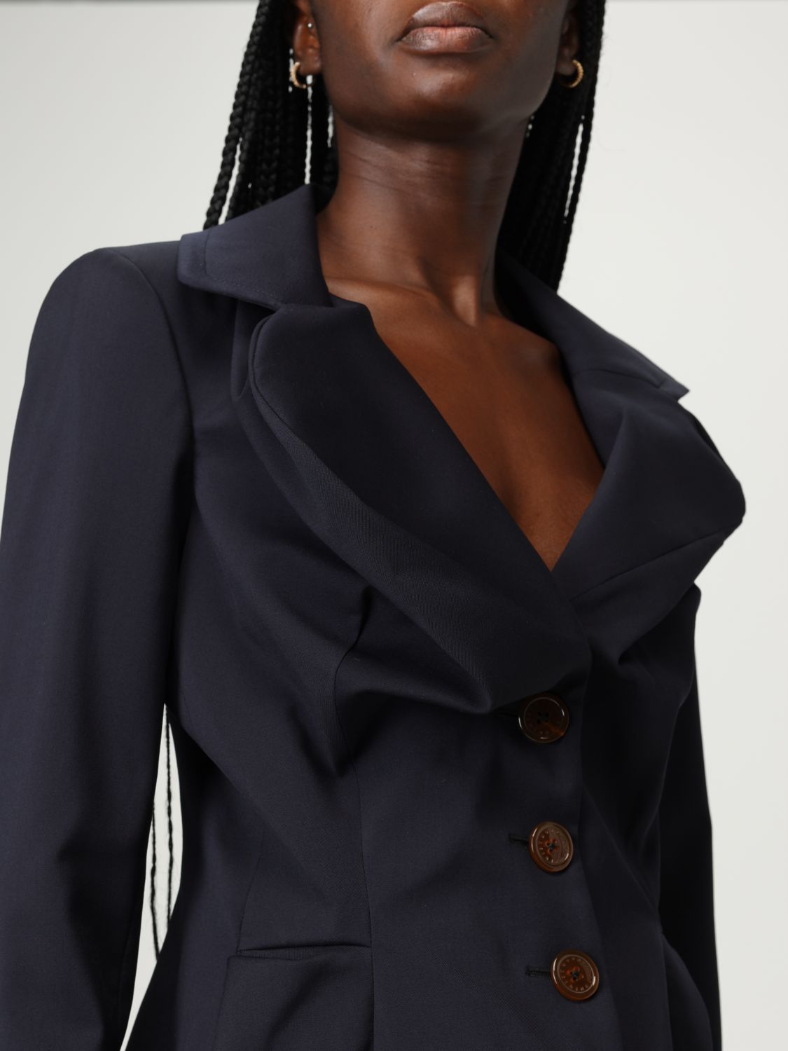 Peplum blazer - Black