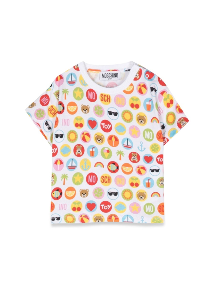 Moschino T Shirt Prints Circle