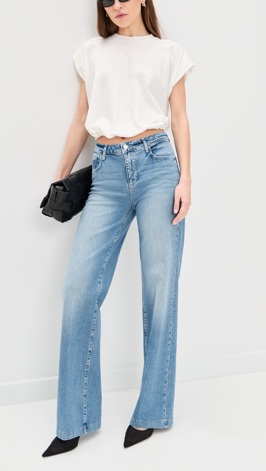 Clayton Wide Leg Jeans Calabasas