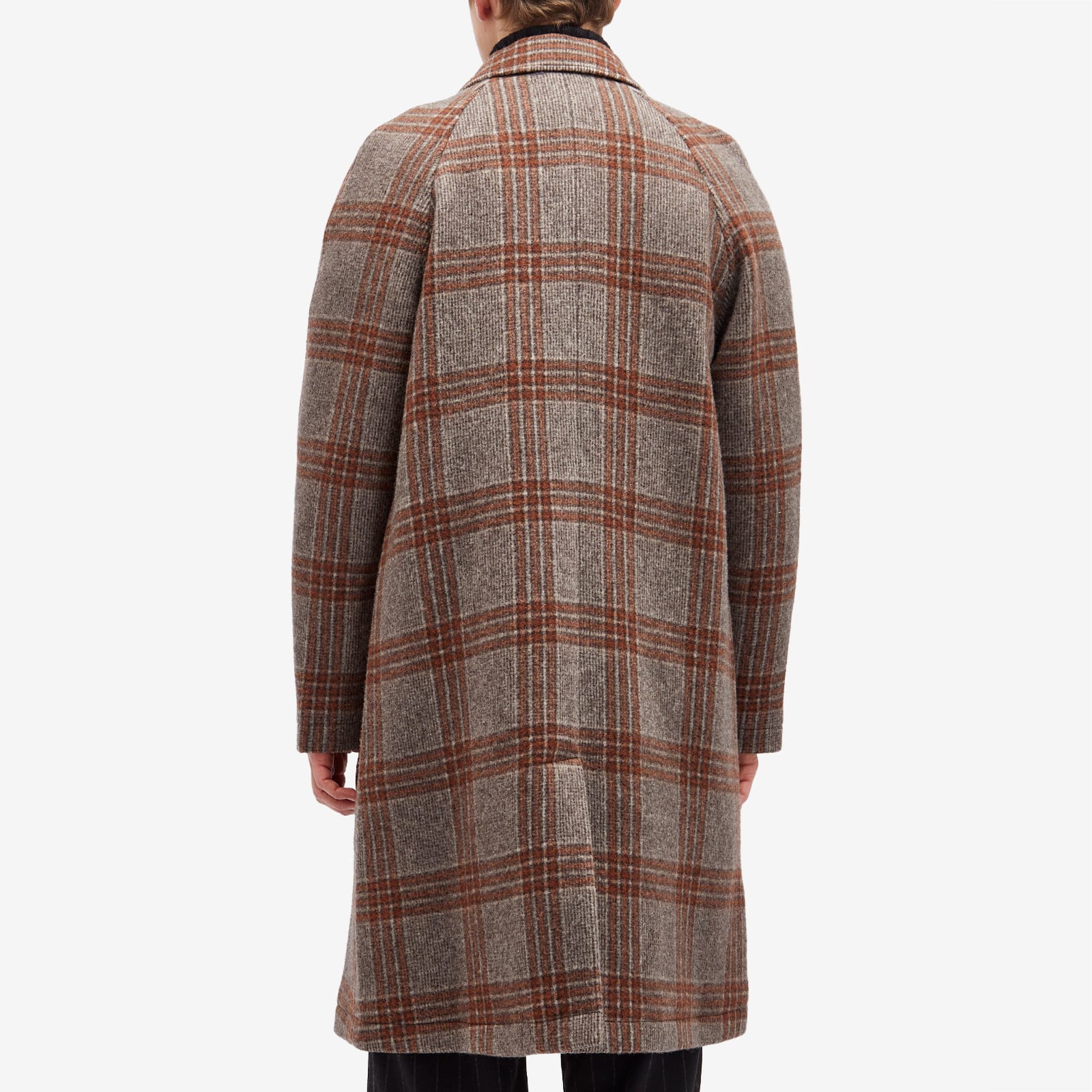 Men's Rocko Wool Car Coat in Multi