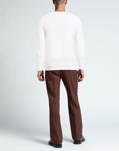 Man Sweater Ivory Size 40 Wool