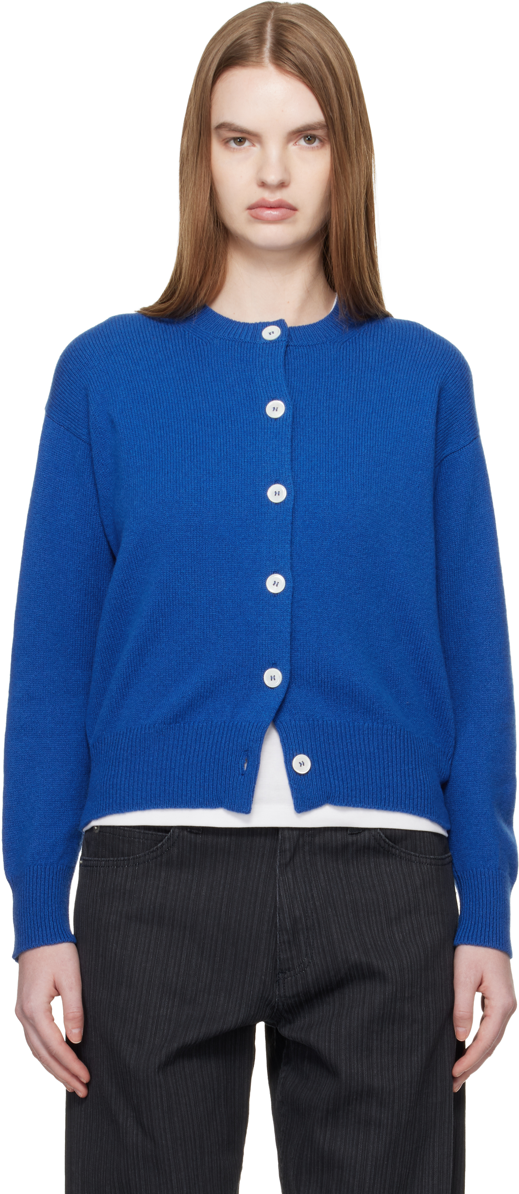 Blue Ada Crewneck Cardigan