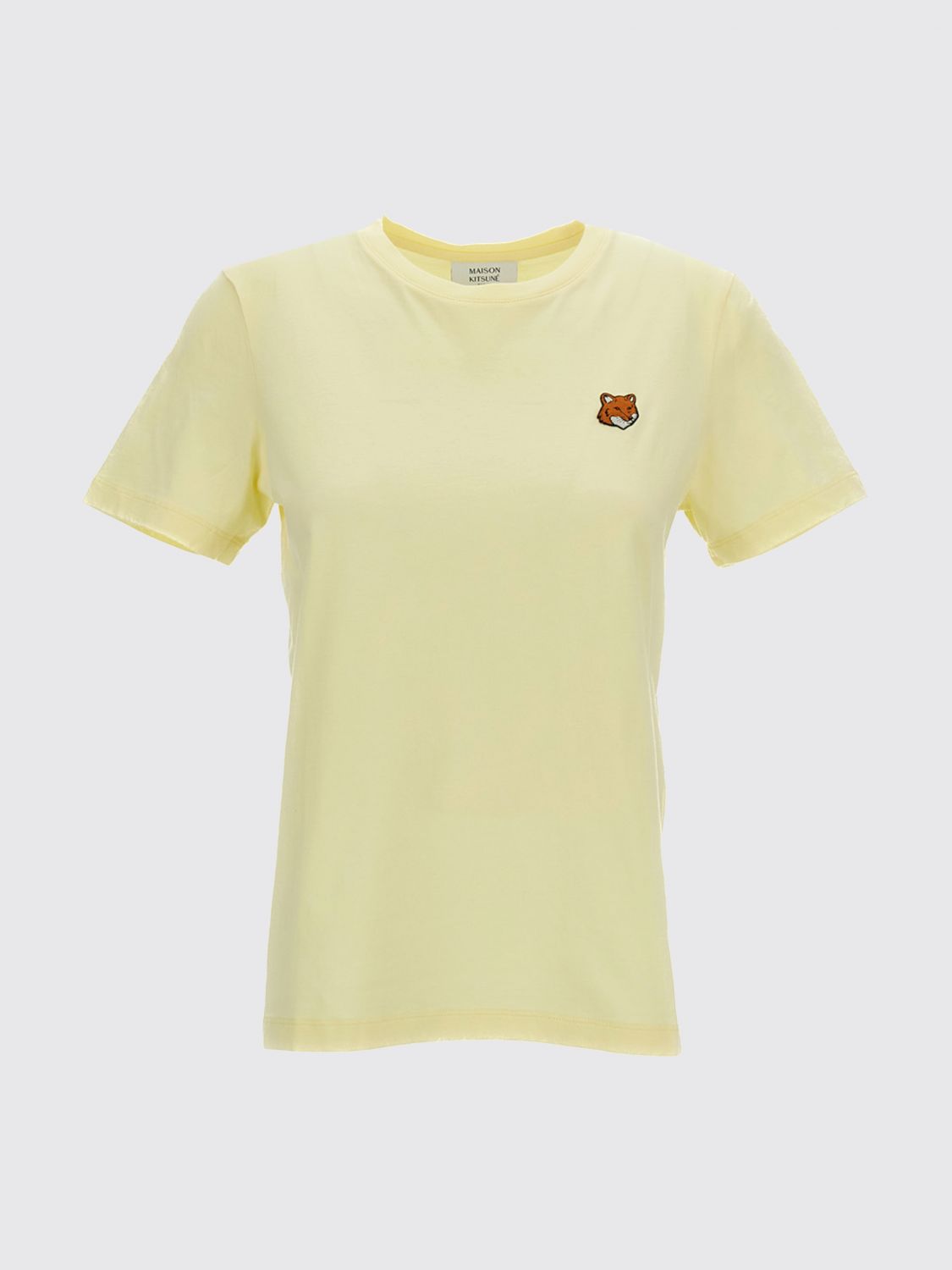 T-shirt With Fox Head Embroidery
