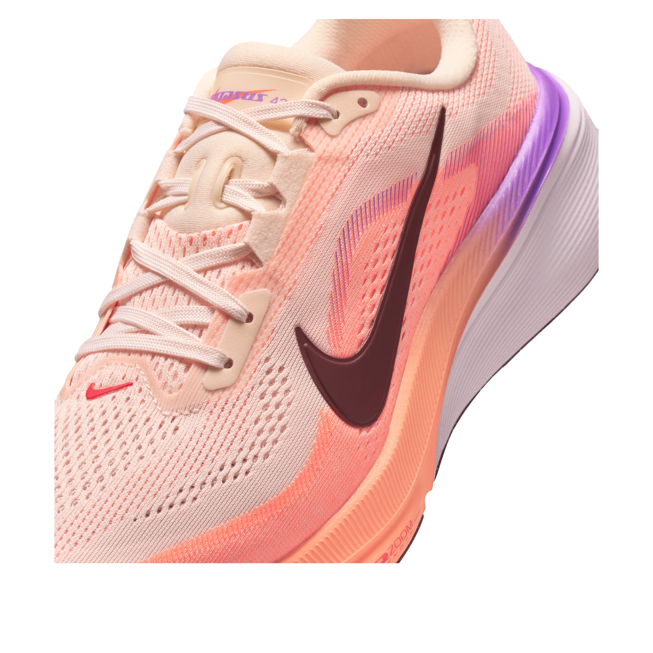 (WMNS) Air Zoom Pegasus 42 'Orange Pulse Bright Violet'