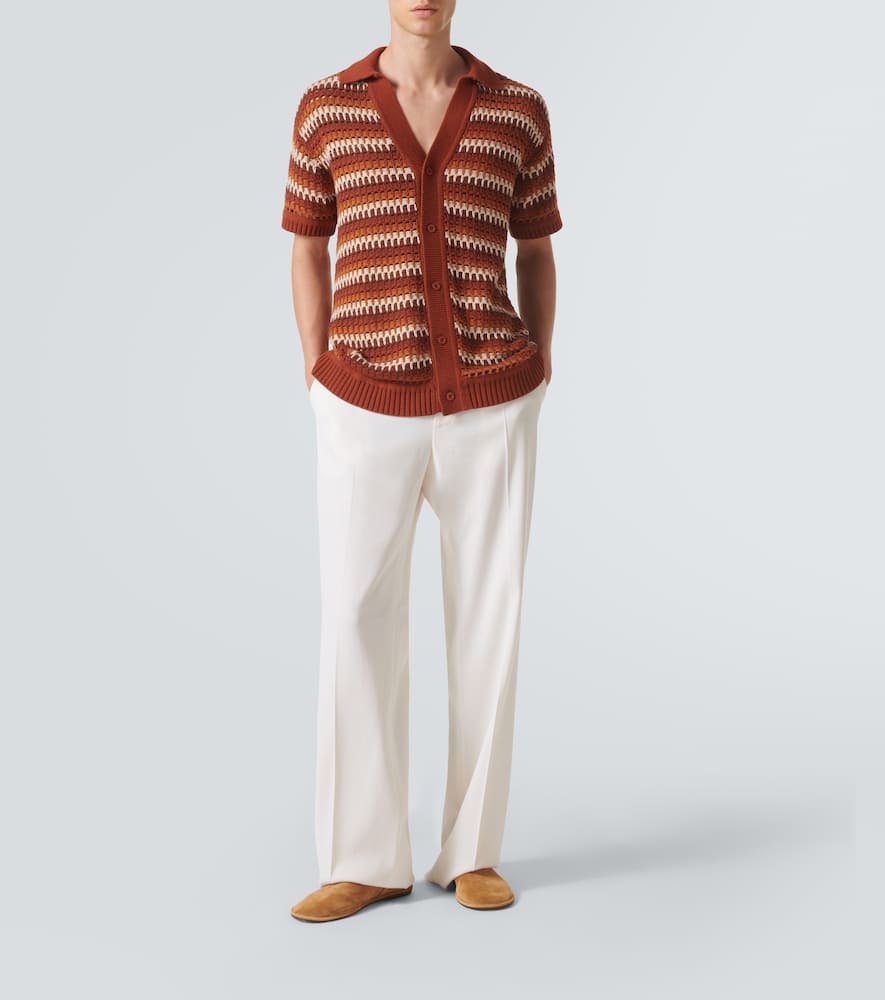 Pinto crochet cotton shirt