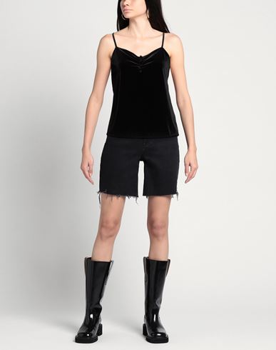 Odì Odì Woman Top Black Size S Polyester, Elastane