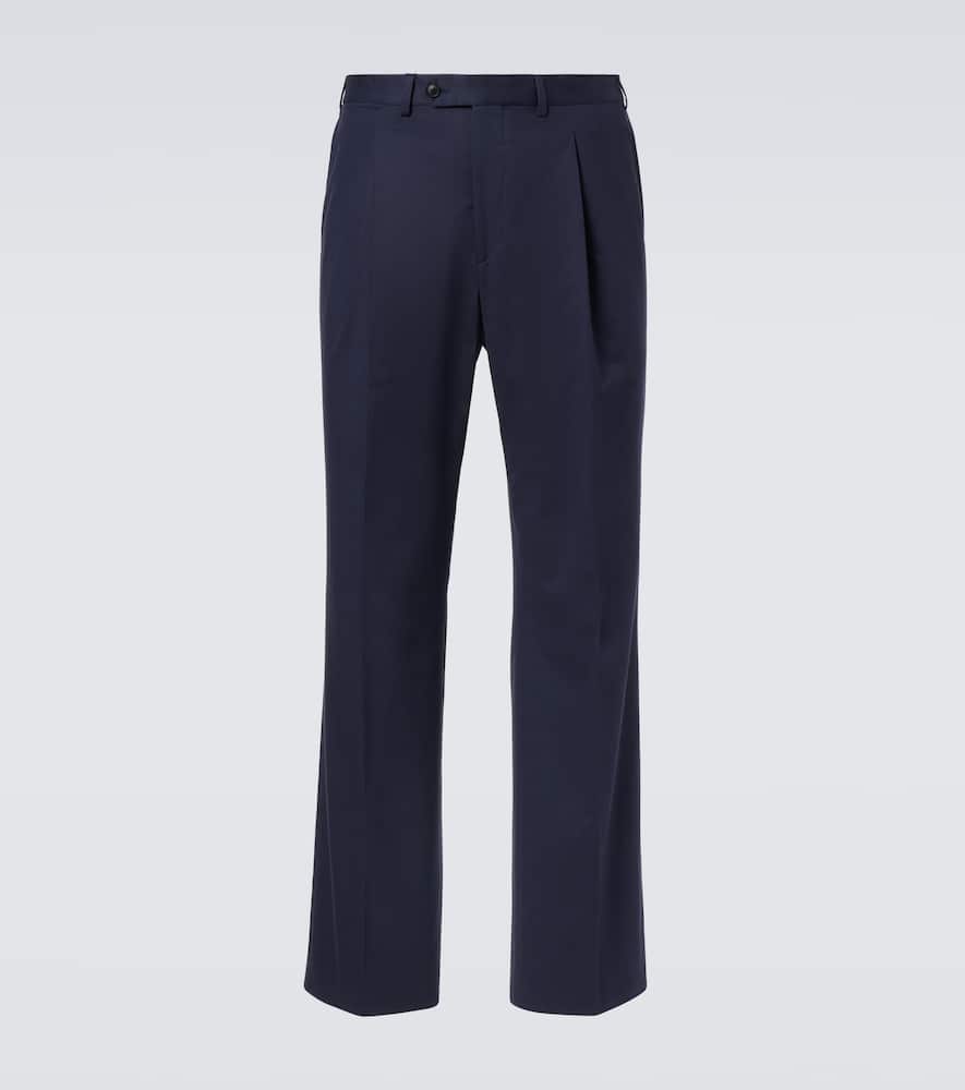Amo cotton and cashmere straight pants