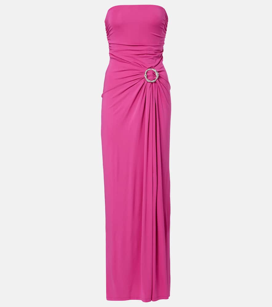 Emma gathered jersey maxi dress