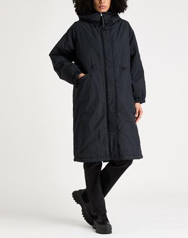 Woman Coat Black Size L Polyamide