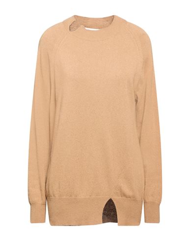Woman Sweater Camel Size XL Viscose, Polyamide, Wool, Cashmere