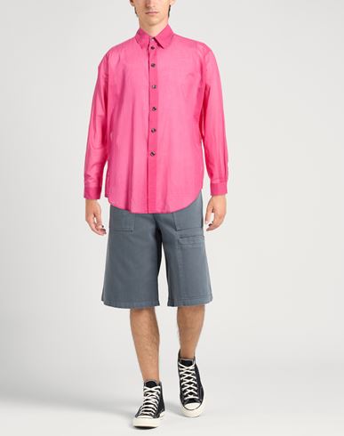Man Shirt Fuchsia Size L Cotton