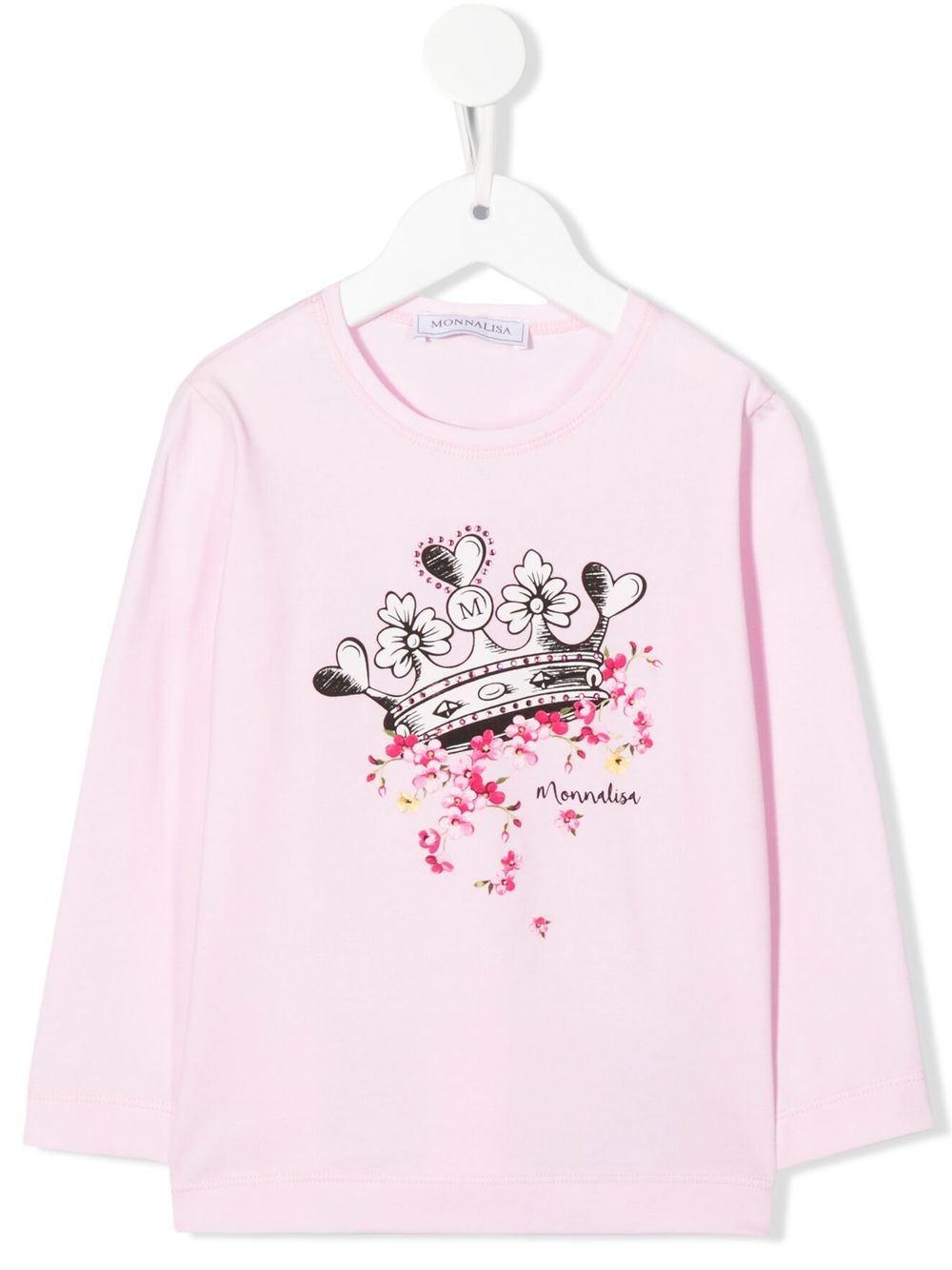 Mickey-motif cotton T-Shirt - Pink