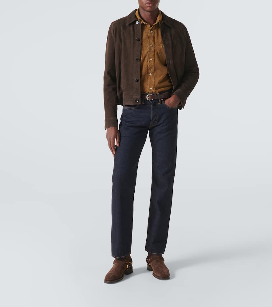RRL Buffalo West cotton corduroy shirt