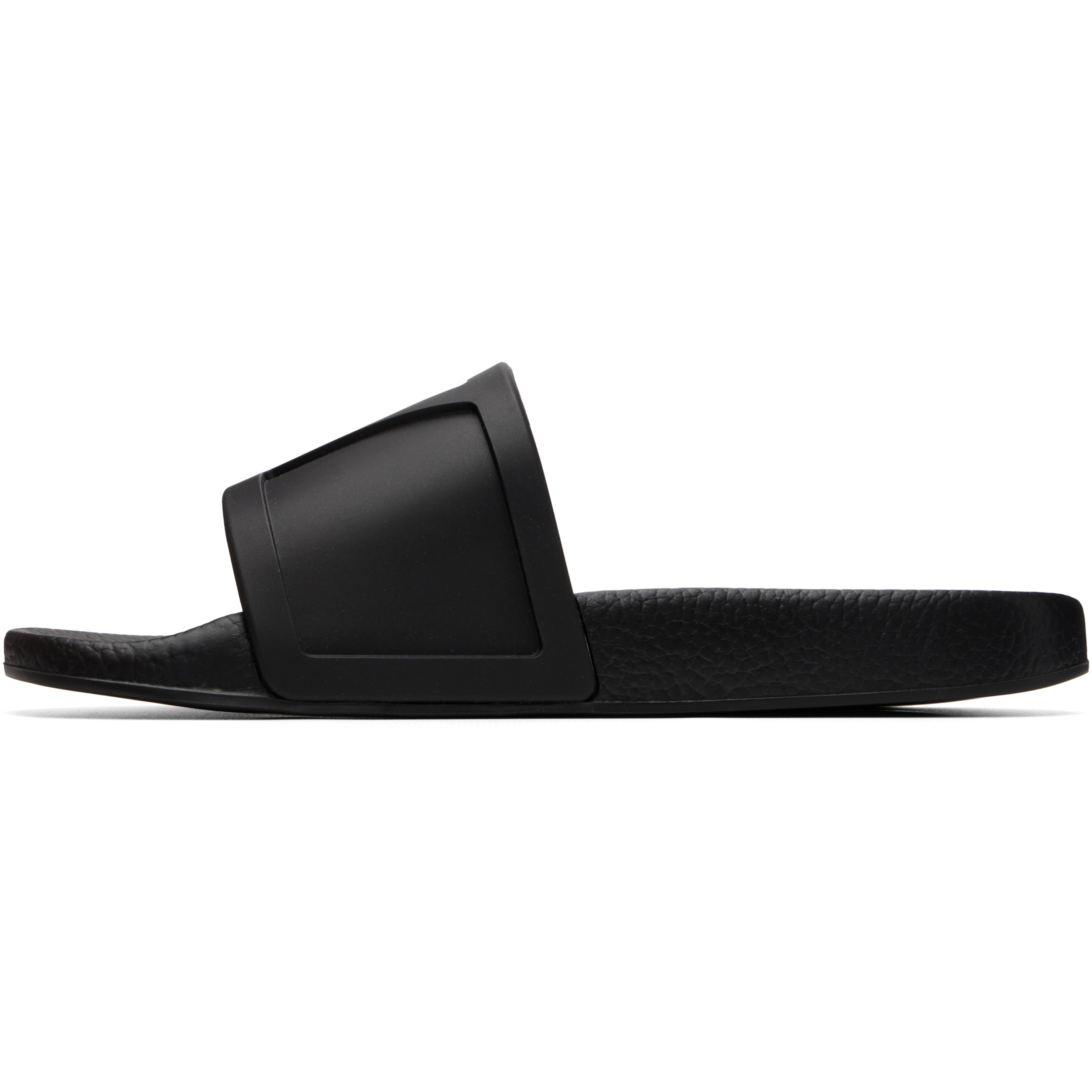 Black Coolside Rubber Slide Sandals
