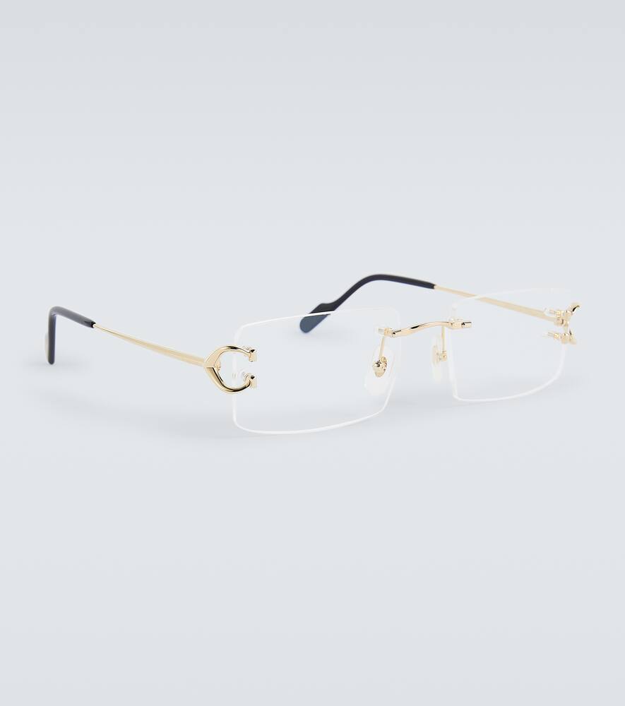 Cartier Eyewear Collection Signature C De Cartier rectangular glasses