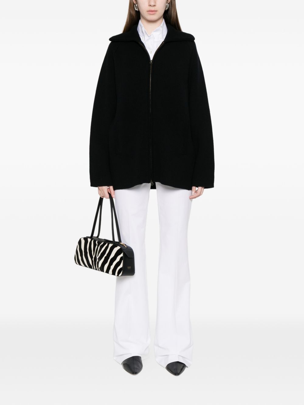 Pantalon large en coton Via Masini