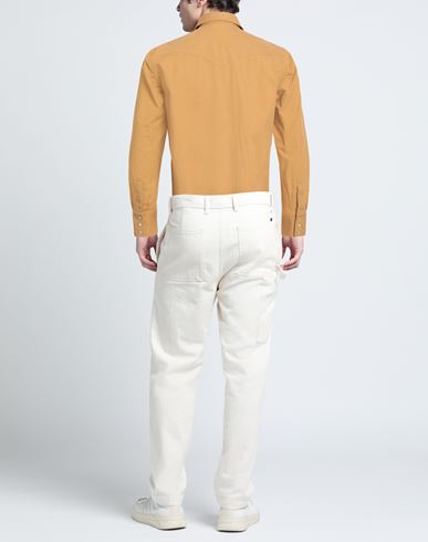 Arpège Heritage Man Shirt Mustard Size 36 Cotton