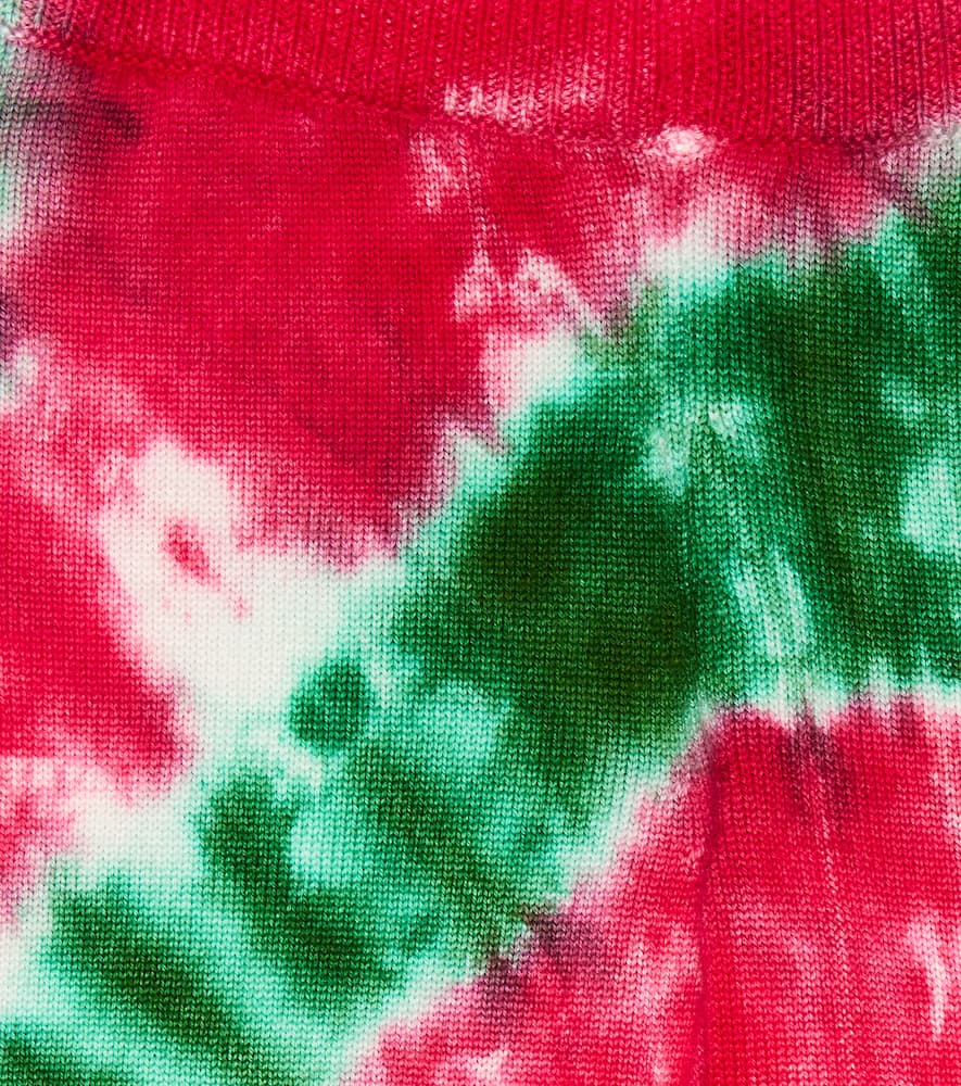 California Dreamin' tie-dye virgin wool pants