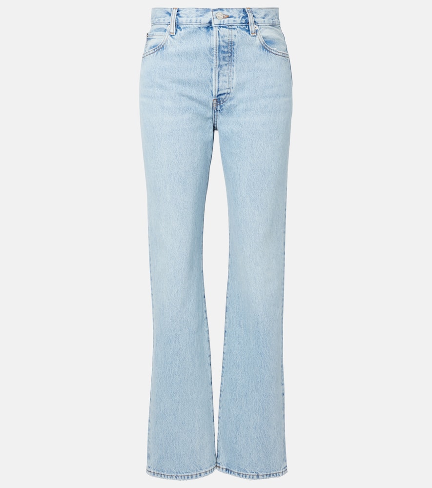 Staple high-rise straight jeans
