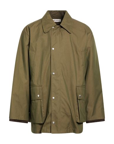 Man Coat Military green Size 40 Cotton, Polyester