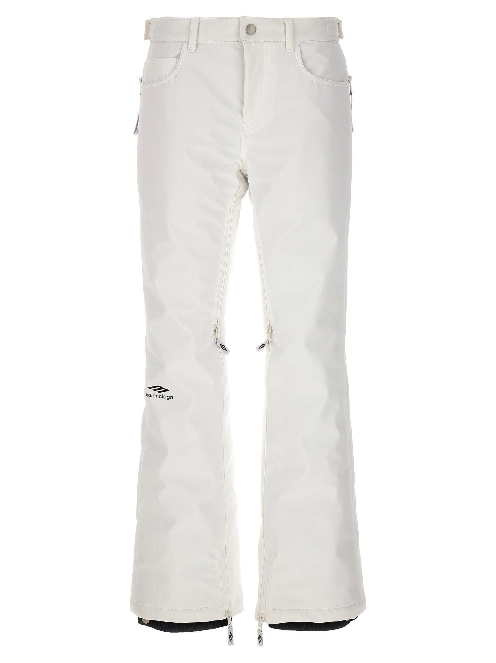 Waterproof Flared Ski Pants — Cream