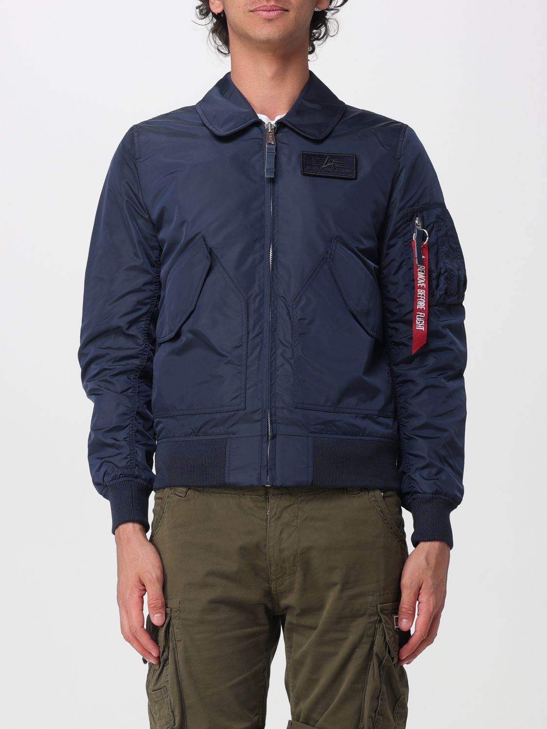 Jacket Men color Blue