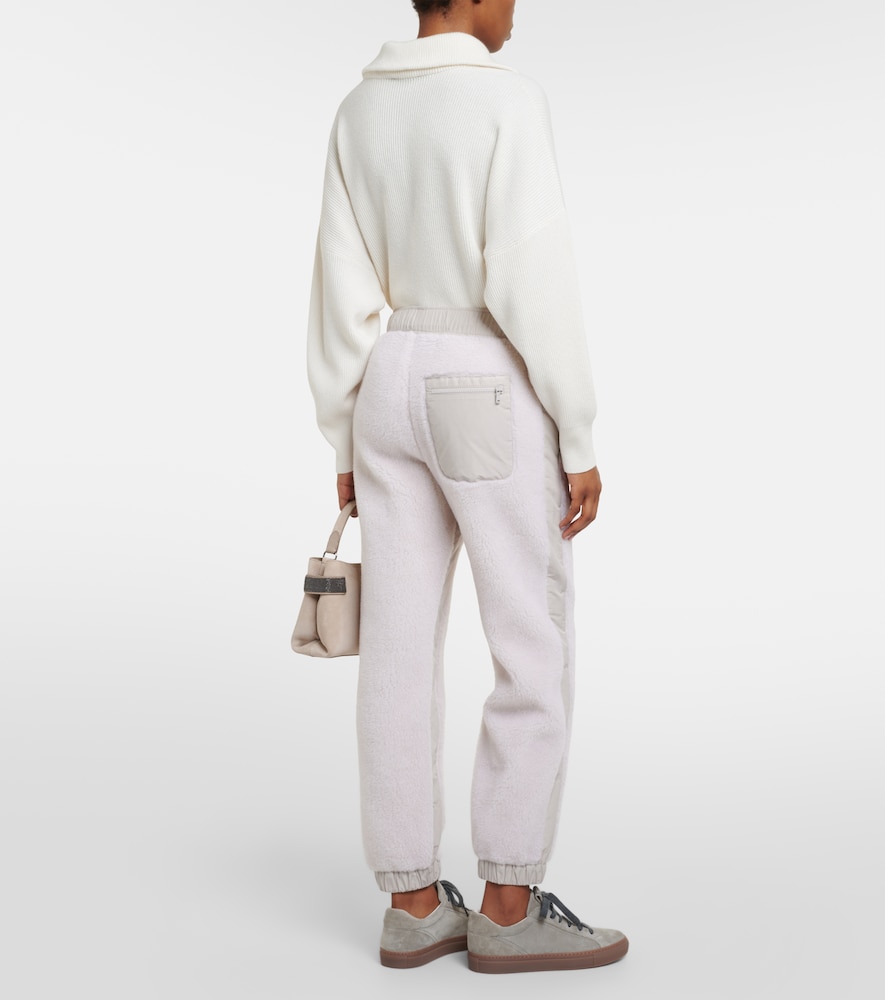Wool-blend sweatpants