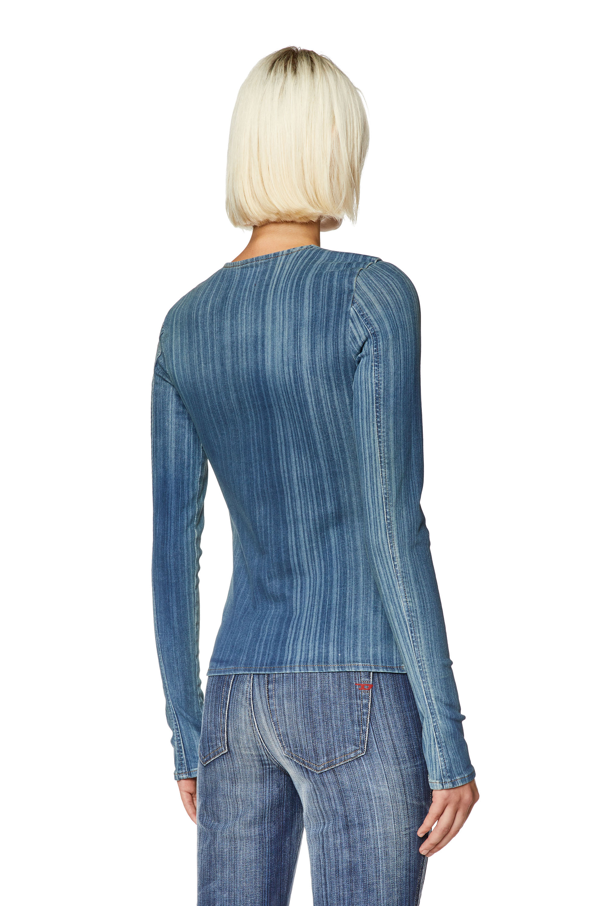 De-Bob-Fsd1 long-sleeved T-shirt - Blue
