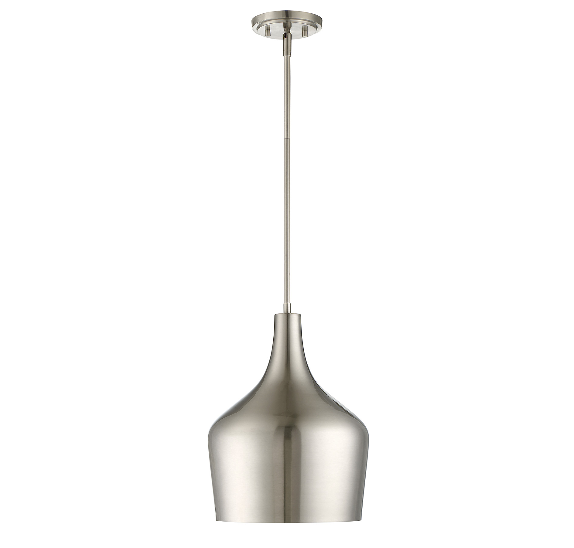 Trade Winds Lisa Metal Pendant Light in Brushed Nickel - TW021245BN