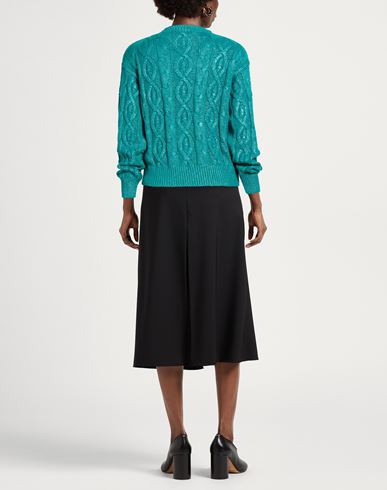 Malìparmi Woman Sweater Emerald green Size L Cotton