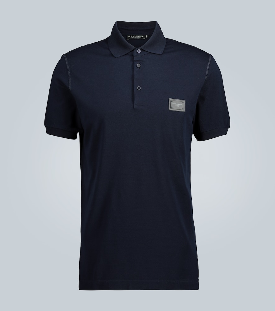 Plaque polo shirt