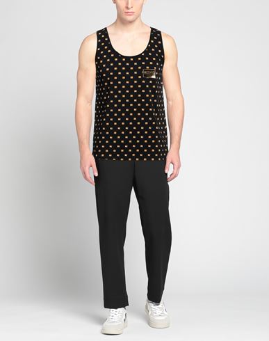 Man Tank top Black